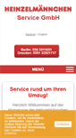Mobile Screenshot of heinzelmaennchen-transporte.de